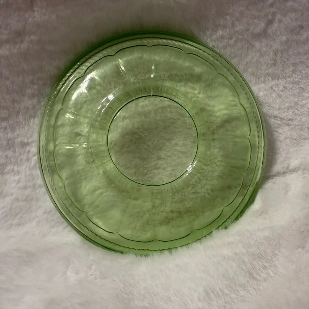 Vintage Federal Glass Co Colonial Fluted 